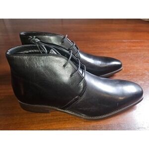 Jousen Leather‎ Boots for Men Black Dress Classic Mens Boots Polish Mens 9.5